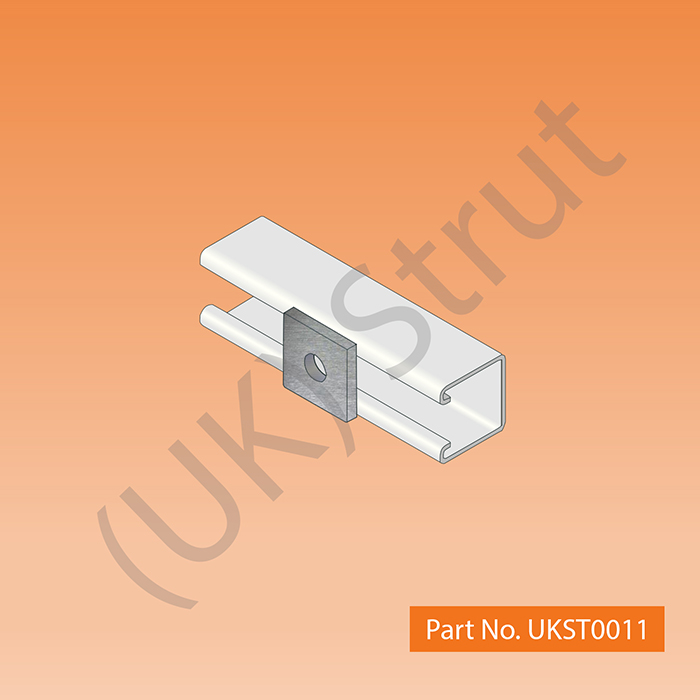 M10 Flat Square Plate Washer Hot Dipped Galvanised (HDG) - Box of 100
